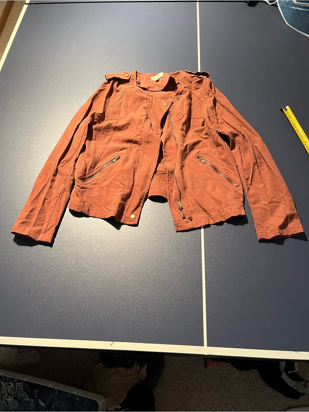 Promesa Rouge Moto-Style Zip Jacket